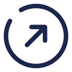 Round Arrow Right Up SVG Icon